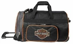 Harley Davidson Harley-Davidson Bar & Shield Logo 20" Wheeling Duffel Carry-On Bag 99416-BLACK