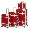 NZBZ Vintage Luggage Sets Of 4 Pieces, Carry On Cute Suitcase With Rolling Spinner Wheels TSA Lock Luggage 14"+20"+24"+28" (Cherry Red) 2 NZBZ Vintage Luggage Sets Of 4 Pieces, Carry On Cute Suitcase With Rolling Spinner Wheels TSA Lock Luggage 14"+20"+24"+28" (Cherry Red) -Luggage Sales Shop 41JafXP116S