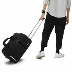 Rolling Duffel Bag, Water Repellent Wheeled Duffel Carry On Luggage 20inch Black 14 Rolling Duffel Bag, Water Repellent Wheeled Duffel Carry On Luggage 20inch Black -Luggage Sales Shop 41JvqUDktsL