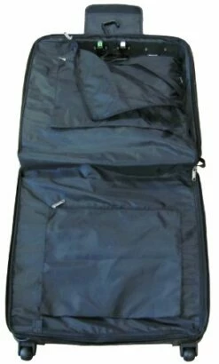 Amerileather Cowhide Leather Black 21.5-inch Wheeled Garment Bag -Luggage Sales Shop 41K94x0ilzL