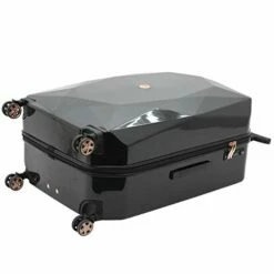 Kensie Women's 3D Gemstone TSA Lock Hardside Spinner Luggage, Black, 20-Inch Carry-On -Luggage Sales Shop 41KT1AothfL