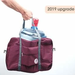 For Spirit Airlines Foldable Travel Duffel Bag Tote Carry On Luggage Sport Duffle Weekender Overnight For Women And Girls (3112 Wine Red) -Luggage Sales Shop 41KVKHr5mfL