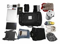 American Stoic Carry On Bag Black - 50L TSA Approved Weekender Bag – Convertible From 19” Laptop Backpack To Carryon Duffel Bag – 22x14x9 (43 Linear) Inches -Luggage Sales Shop 41KZUMI 2BajL