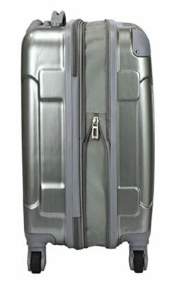 Travelers Club Polaris Hardside Metallic Spinner Luggage, Silver, Carry-On 20-Inch 22 Travelers Club Polaris Hardside Metallic Spinner Luggage, Silver, Carry-On 20-Inch -Luggage Sales Shop 41KeaPTamRL