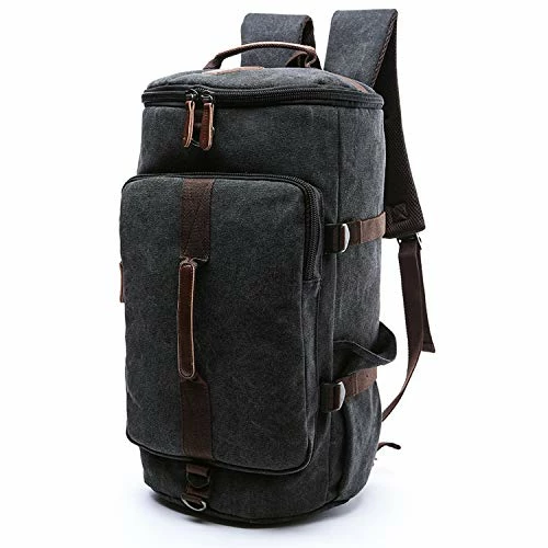 Canvas Men Luggage Bag Carry On Luggage Travel Bags Man Duffel Weekend Bag Travel Backpack,Blue L 6 Canvas Men Luggage Bag Carry On Luggage Travel Bags Man Duffel Weekend Bag Travel Backpack,Blue L - Image 4
