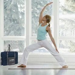 Spirit Airline Personal Item Carry-on Bag Unisex's Lightweight Foldable Duffel Travel Luggage Bag 18 X 14 X 8 Inches(Blue With Strap) -Luggage Sales Shop 41LC5D cZrL