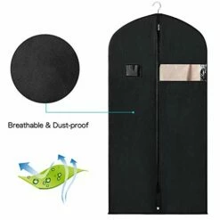 Zilink Garment Bags Suit Bags For Storage And Travel 54 Inches Breathable Dust-Proof Dress Protector Bag With Clear Window For Suit, Dresses, Winter Coat, Pack Of 3 -Luggage Sales Shop 41Lu6ujxLlL