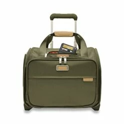 Briggs & Riley 2-Wheel Cabin Bag, Olive -Luggage Sales Shop 41Mic6MiTML