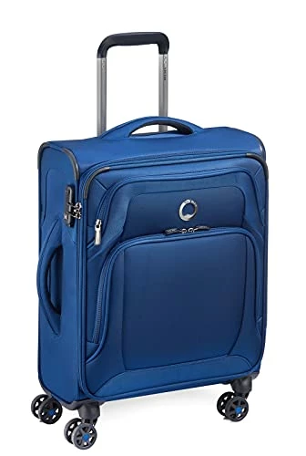 Delsey Unisex_Adult Optimax Lite Slim Cabin Trolley Case With 4 Double Wheels 55 Cm, Blue, One Size 5 Delsey Unisex_Adult Optimax Lite Slim Cabin Trolley Case With 4 Double Wheels 55 Cm, Blue, One Size - Image 3