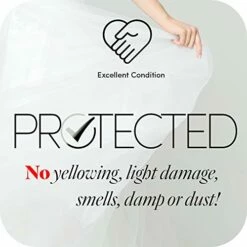 Premium Wedding Dress & Long Gown Garment Bag For Travel & Storage | 72 Inch, 10" Gusset, Breathable -Luggage Sales Shop 41PbsYWxybL