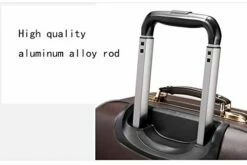 Retro Travel Suitcase Rolling Spinner Luggage Women Trolley Case 24inch Wheels Man 20inch Box PVC Vintage Cabin Travel Bag Trunk (Color : 24inch) -Luggage Sales Shop 41QRzOPOn2L