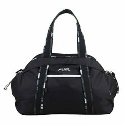 Fuel Sport Carryall Duffel For Gym, Travel Or Weekend Gateway, Black With White Zippers 12 Fuel Sport Carryall Duffel For Gym, Travel Or Weekend Gateway, Black With White Zippers -Luggage Sales Shop 41QrDj1ZdyL