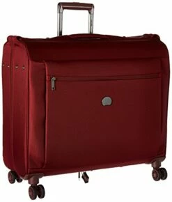 DELSEY Paris Delsey Luggage Montmartre Spinner Garment Bag Suit Or Dress Bordeaux Red