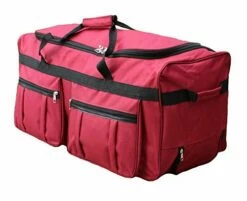Gothamite 36-inch Rolling Duffle Bag With Wheels | Luggage Bag | Hockey Bag | XL Duffle Bag With Rollers | Heavy Duty 1200D Polyester (Fuchsia) 12 Gothamite 36-inch Rolling Duffle Bag With Wheels | Luggage Bag | Hockey Bag | XL Duffle Bag With Rollers | Heavy Duty 1200D Polyester (Fuchsia) -Luggage Sales Shop 41SFInnOArL