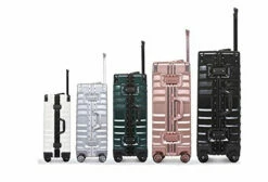 Sondre X Luggage Rolling Wheels Old Fashion Trunk Suitcase PC ABS Spinner Hardshell Carry On With TSA Lock 20" 24" 26" 29"(White) 12 Sondre X Luggage Rolling Wheels Old Fashion Trunk Suitcase PC ABS Spinner Hardshell Carry On With TSA Lock 20" 24" 26" 29"(White) -Luggage Sales Shop 41Syxcn3eQL