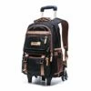 C-Xka Nylon Rolling Backpack Carry-On Luggage Travel Duffel Bag Wheeled Book Bag Detachable Dual -Luggage Sales Shop 41TMepHZAGL