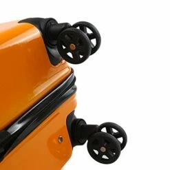 LYNICESHOP 20" Kids Suitcase Luggage Kids Ride On Suitcase Children Travel Suitcase With Sturdy Spinner Wheels, Good Idea For Kids School Suitcase Increase Travel Fun—Orange -Luggage Sales Shop 41TqdDV1YPL