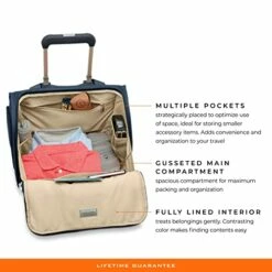 Briggs & Riley 2-Wheel Cabin Bag, Navy -Luggage Sales Shop 41UMXYe6QCL