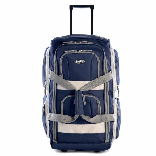 Olympia Luggage 29" 8 Pocket Rolling Duffel Bag, Navy, One Size 7 Olympia Luggage 29" 8 Pocket Rolling Duffel Bag, Navy, One Size - Image 5