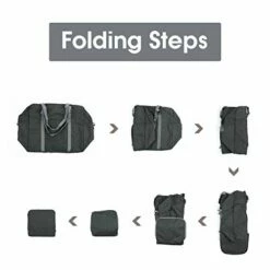 For Spirit Airlines Foldable Travel Duffel Bag Tote Carry On Luggage Sport Gym Duffle For Men And Women (Dark Grey) -Luggage Sales Shop 41XRbHo qnL