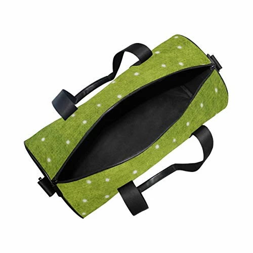 Duffel Bag Green White Pattern Women Garment Gym Tote Bag Best Sports Bag For Boys 8 Duffel Bag Green White Pattern Women Garment Gym Tote Bag Best Sports Bag For Boys - Image 6