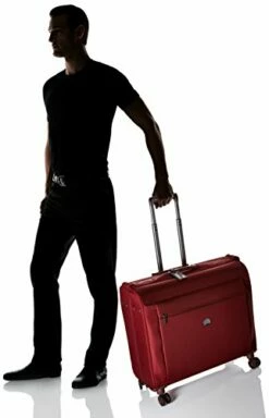 DELSEY Paris Delsey Luggage Montmartre Spinner Garment Bag Suit Or Dress Bordeaux Red -Luggage Sales Shop 41ZexebF 2BNL