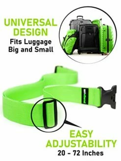 Untethered 4-Pack Luggage Straps | Belts To Keep Your Suitcase Secure While Traveling, Premium Accessory For Travel Bag Closure -Luggage Sales Shop 41Zl9Gv5ddL