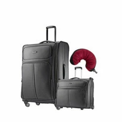 Samsonite Leverage LTE 3 Piece Carry-On Bundle | 29", Wheeled Garment Bag, Travel Pillow