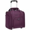 AmazonBasics Underseat Carry-On Rolling Travel Luggage Bag - Purple -Luggage Sales Shop 41 2BvRECslXL