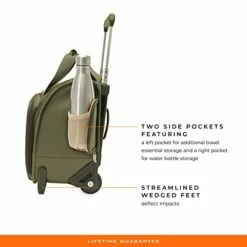 Briggs & Riley 2-Wheel Cabin Bag, Olive -Luggage Sales Shop 41 hhDlAo L