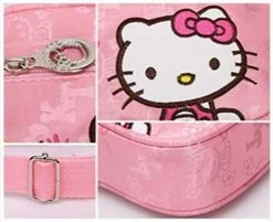 Hello Kitty Bag, Hello Kitty Purse For Girls-Pink KT Cat Crossbody Bag, Hello Kitty Mini Pink Small Shoulder Handbag For Girl, Mini Travel Bag For Girls, KT Cat Purse For Girls. -Luggage Sales Shop 41 xTaOKxUL