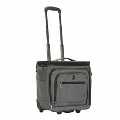 Travelers Club Luggage 16" Top Expandable Rolling Underseater W/USB Port, Dark Gray Suitcase, -Luggage Sales Shop 41aOVaakN2L