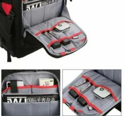 Convenient Photography Rolling Luggage Digital Shoulder Suitcase With Wheels Men Camera Cabin Trolley Travel Bags (Color : Small) -Luggage Sales Shop 41afFPEfwJL