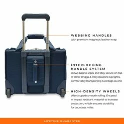 Briggs & Riley 2-Wheel Cabin Bag, Navy -Luggage Sales Shop 41cAv 0XzUL