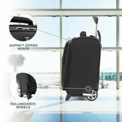 Travelpro Luggage Maxlite 5 16" Lightweight Carry-on Rolling Tote Suitcase, Black -Luggage Sales Shop 41cNJioQU L