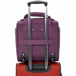 AmazonBasics Underseat Carry-On Rolling Travel Luggage Bag - Purple 17 AmazonBasics Underseat Carry-On Rolling Travel Luggage Bag - Purple -Luggage Sales Shop 41dT1wopluL