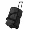 Olympia Luggage 22" 8 Pocket Rolling Duffel Bag (Charcoal Gray W/ Black - Exclusive Color) -Luggage Sales Shop 41erGRrLLAL