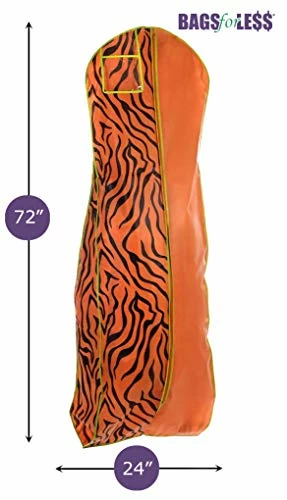 Bags For Less Orange Wedding Gown Travel & Storage Garment Bag Soft, Breathable, Durable, Rip & 4 Bags For Less Orange Wedding Gown Travel & Storage Garment Bag Soft, Breathable, Durable, Rip & - Image 2
