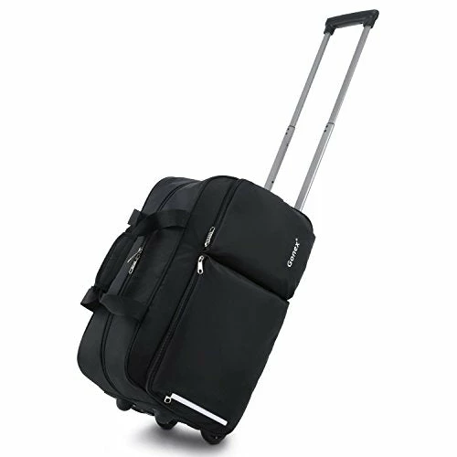 Rolling Duffel Bag, Water Repellent Wheeled Duffel Carry On Luggage 20inch Black 3 Rolling Duffel Bag, Water Repellent Wheeled Duffel Carry On Luggage 20inch Black