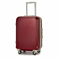 Seller-Wu 20/22/24/26/28Inch Rolling Luggage Lightweight Travel Suitcase On Wheels,Navy Blue Frame,24 -Luggage Sales Shop 41gKIr3WLvL