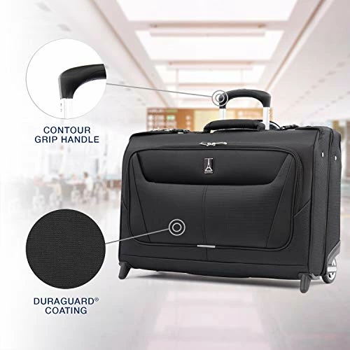 Travelpro Luggage Maxlite 5 22" Lightweight Carry-on Rolling Garment Bag, Suitcase, Black 5 Travelpro Luggage Maxlite 5 22" Lightweight Carry-on Rolling Garment Bag, Suitcase, Black - Image 3