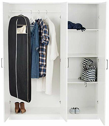 MISSLO Breathable 54" Suit Dress Black Garment Bag Gusseted, 2 Pack 10 MISSLO Breathable 54" Suit Dress Black Garment Bag Gusseted, 2 Pack - Image 8