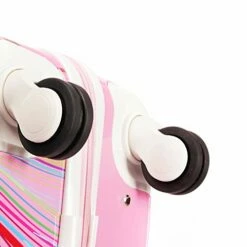 AO WEI LA OW Tourist Luggage Carry On Luggage With Spinner Wheels Rolling Suitcase For Women And Girls, Ascending Gardens Flowers (Pink ,20 Inch) -Luggage Sales Shop 41ieuhG2iWL