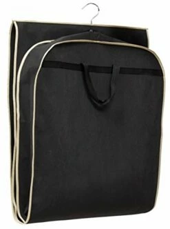 MISSLO Breathable 54" Suit Dress Black Garment Bag Gusseted, 2 Pack 16 MISSLO Breathable 54" Suit Dress Black Garment Bag Gusseted, 2 Pack -Luggage Sales Shop 41jG4fHBowL
