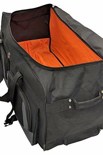 Amaro 36in Rolling Duffel Bag With Wheels | Travel Duffle Luggage Bag | Lightweight Rolling Bag L | Retractable Pull Handle (Black) 9 Amaro 36in Rolling Duffel Bag With Wheels | Travel Duffle Luggage Bag | Lightweight Rolling Bag L | Retractable Pull Handle (Black) - Image 7