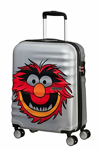 American Tourister Wavebreaker Disney - Muppets Spinner Small Hand Luggage, 55 Cm, 36 Liters, Grey (Animal Sparkle) 3 American Tourister Wavebreaker Disney - Muppets Spinner Small Hand Luggage, 55 Cm, 36 Liters, Grey (Animal Sparkle)