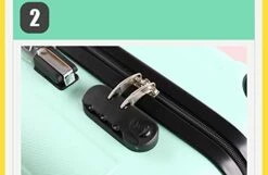 26 Inch Trolley Case/Bags Woman Travel Suitcase With Wheels Rolling Carry On Luggage,B,24 -Luggage Sales Shop 41kHk57KaeL