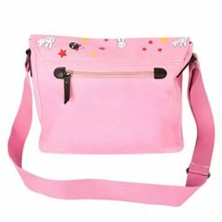 JOCHUI Canvas Anime Messenger Bag Girls Shoulder Bag Satchel School Bag Pink 11 JOCHUI Canvas Anime Messenger Bag Girls Shoulder Bag Satchel School Bag Pink -Luggage Sales Shop 41kRoesfdYL