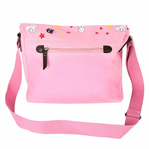JOCHUI Canvas Anime Messenger Bag Girls Shoulder Bag Satchel School Bag Pink 7 JOCHUI Canvas Anime Messenger Bag Girls Shoulder Bag Satchel School Bag Pink - Image 5