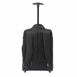 Cabin Max️ - Quebec Hybrid Rolling Backpack With Wheels - Carry On Luggage 22x14x9 Zip Out Backpack Straps - Perfect For Most Major American Airlines (Black) -Luggage Sales Shop 41lZ6QVPiNL